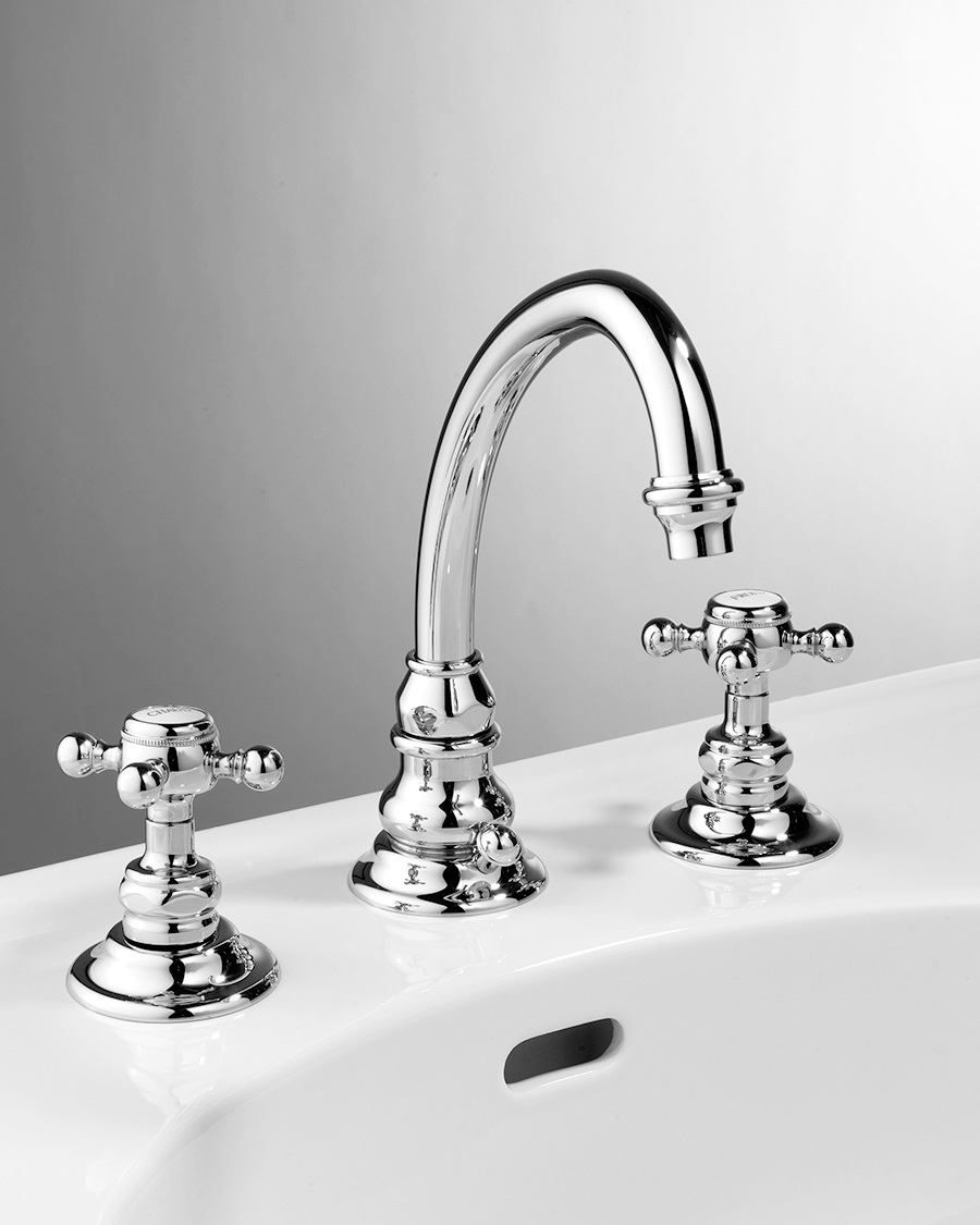 Traditionelle, jugendstil Armatur für Lavabo/Waschtisch. Klassische, wunderschöne Formen.